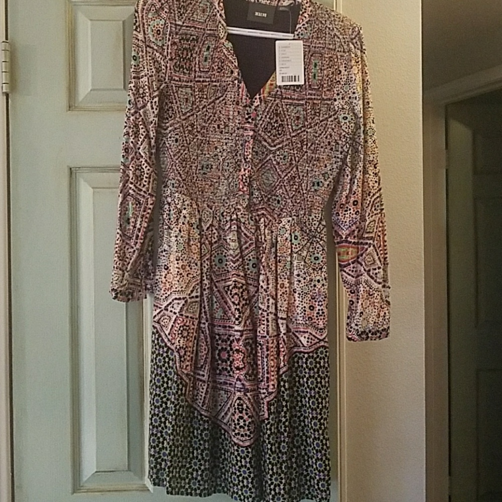 Printed dress from Anthropologie.  By Maeve.